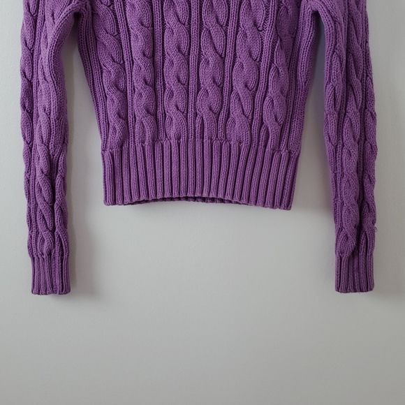 Ann Taylor Vintage Cable-Knit Turtleneck - Picture 3 of 6